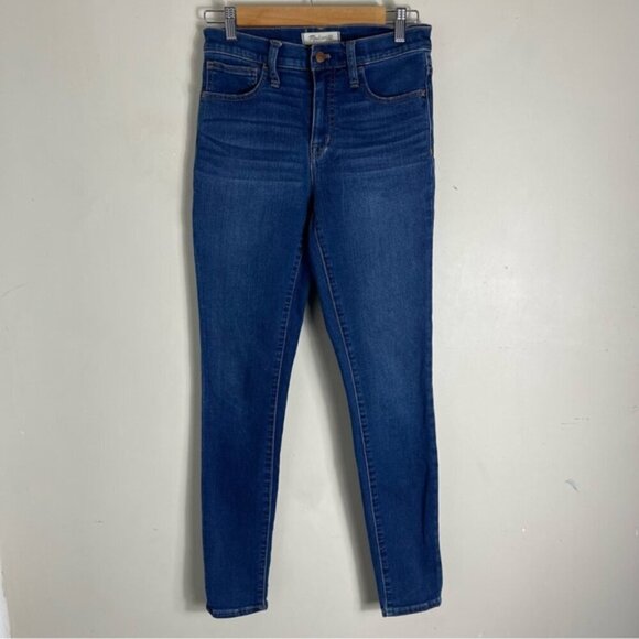 Madewell High-Rise Roadtripper Jeans medium wash size 26 Tall Long 30” stretch - Picture 3 of 14